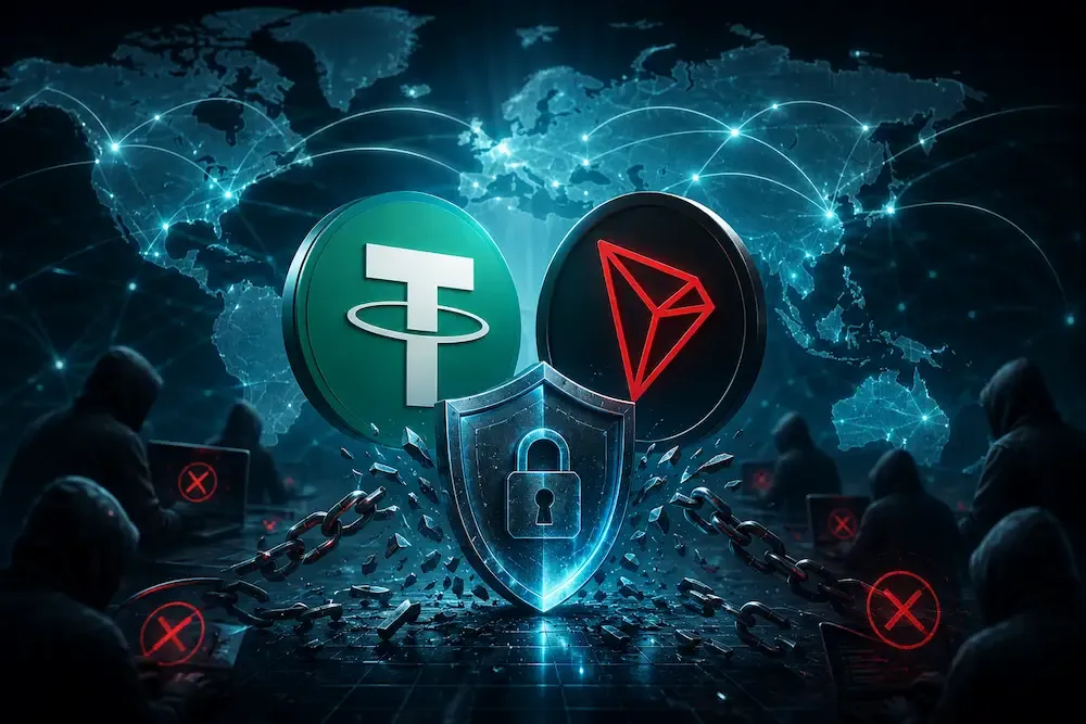 Tether and TRON Crack Down on Illicit Crypto Activity Across 23 Countries