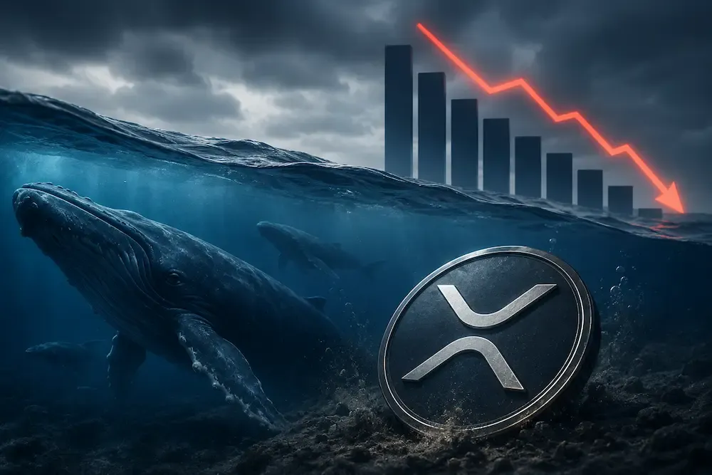 XRP Whale Transactions Fall 57% as Million-Dollar Transfers Slow