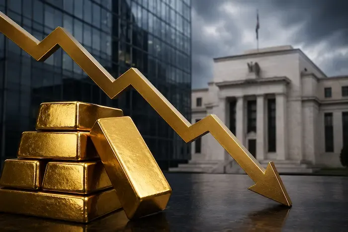 Goldman Sachs Cuts Gold Forecast by $500 as Fed Rate Cuts Fade