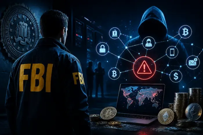 FBI Warns Crypto Scam Networks as Enforcement Efforts Expand