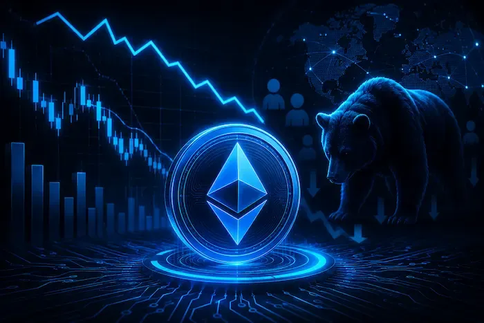 Ethereum Holds $1,880 While Bears Take Control of Social Sentiment